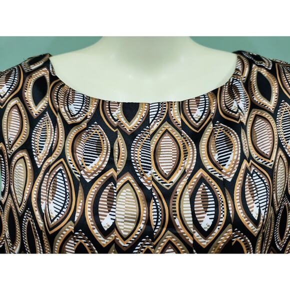 mark. Cap Sleeve Dress with Hidden Front Pleats and Front Pockets, Size SP - Picture 2 of 7